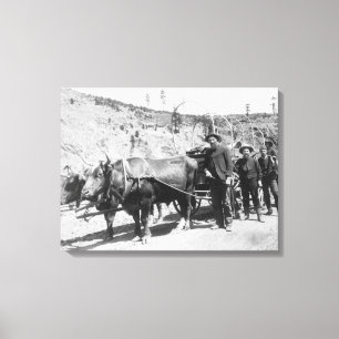 Group of Gold Prospectors Photograph Canvas Print