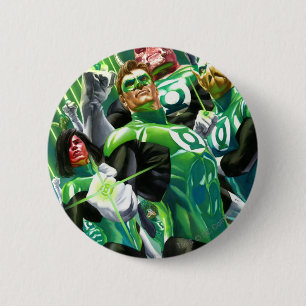 Group of Green Lanterns 6 Cm Round Badge