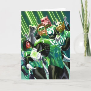 Group of Green Lanterns Card
