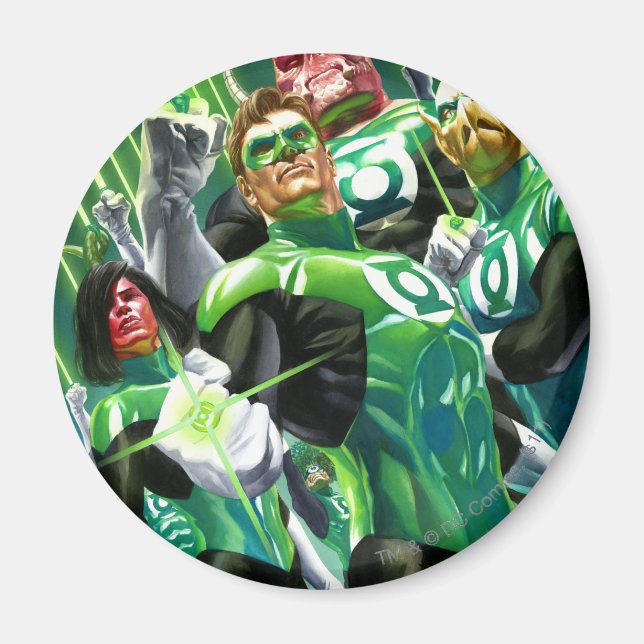 Group of Green Lanterns Magnet (Front)