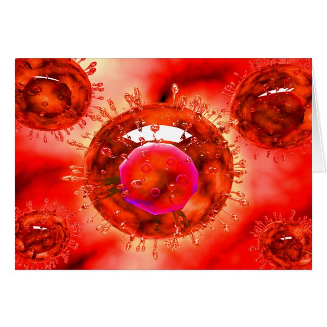 Group Of H5N1 Virus With Glassy View 1 (Front Horizontal)