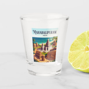 Group of Monuments at Mahabalipuram India Shot Glass