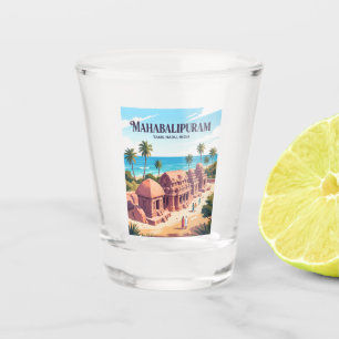 Group of Monuments at Mahabalipuram India Shot Glass