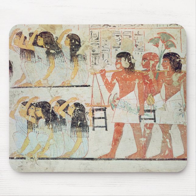 Group of mourners in the funeral procession mouse mat (Front)