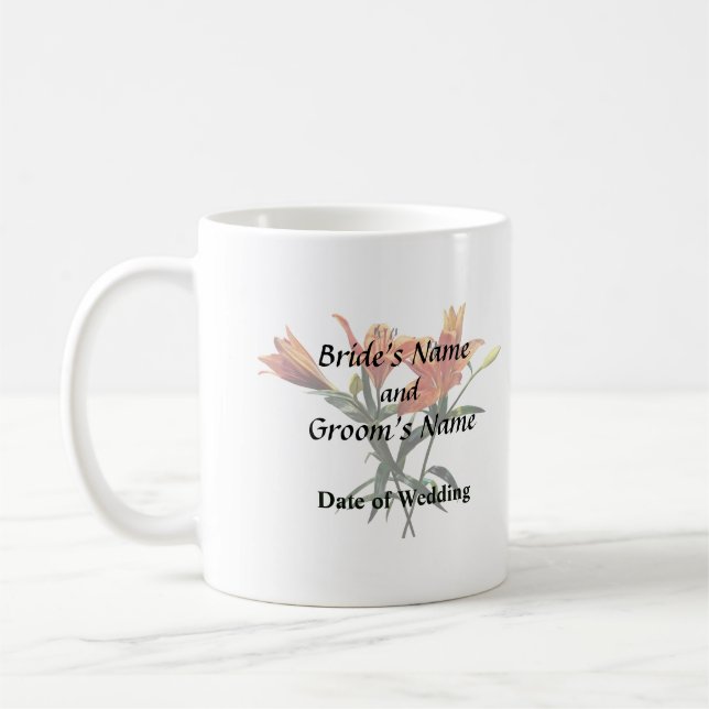 Group of Orange Lilies Coffee Mug (Left)
