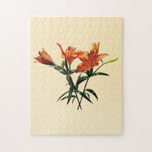 Group of Orange Lilies Jigsaw Puzzle