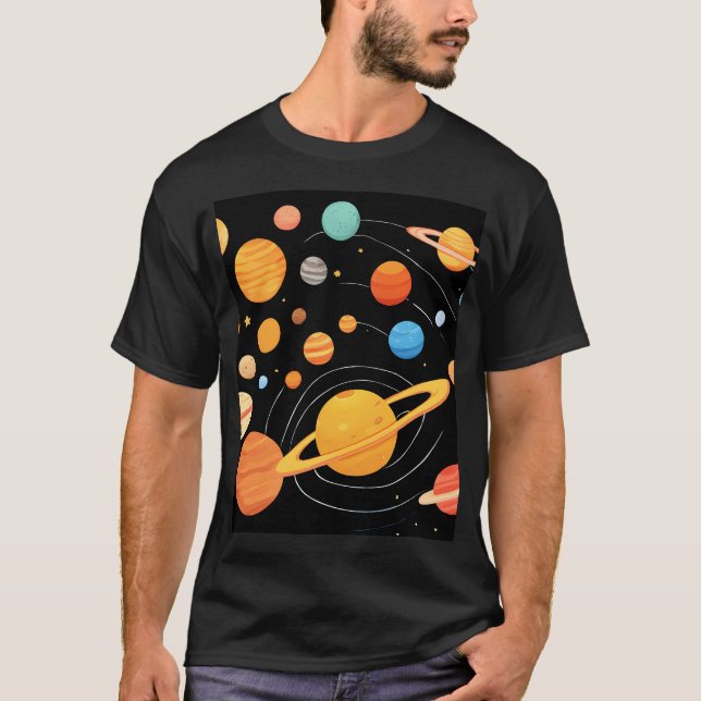 Group Of Planets T-Shirt (Front)