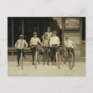 Group of Postal Messengers in Norfolk, Va. Postcard