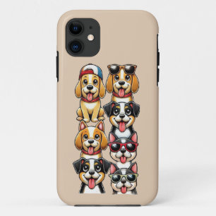 Group of Puppies iPhone 11 Case