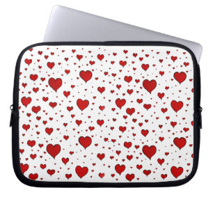 Group of Red Hearts Laptop Bag