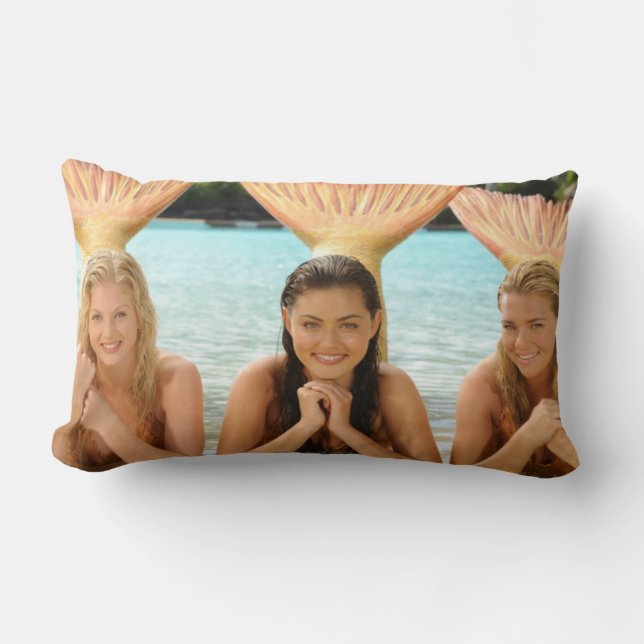 Group On The Beach Lumbar Cushion (Front)