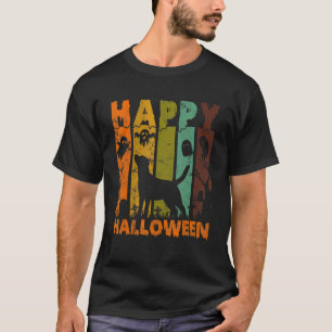 Group Pajamas Matching Halloween Costume Retro Lab T-Shirt