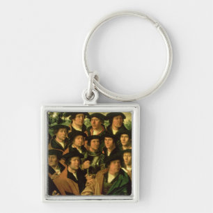 Group Portrait of the Shooting Company Key Ring