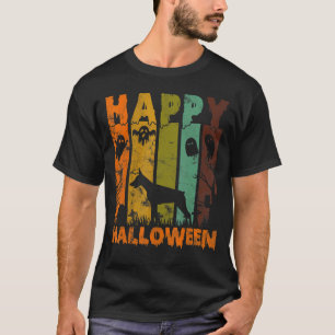 Group Pyjamas Matching Halloween Costume Retro Dob T-Shirt