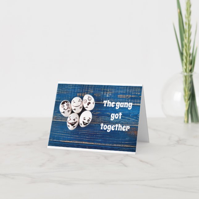 *GROUP SAYS* HAPPY EASTER/SPRINGTIME TOO CARD (Front)