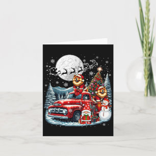 Group Xmas Gnome Snowman Santa Chow Chows On Ckup Card