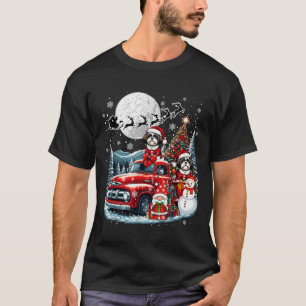 Group Xmas Gnome Snowman Santa Shih Tzus On Ckup T T-Shirt
