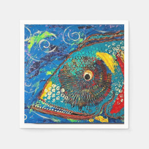Grouper Cocktail Napkins