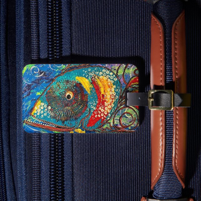 Grouper Luggage Tag (Front Insitu 4)