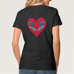 Grouper Twins in a Red Heart - Illustration    T-Shirt
