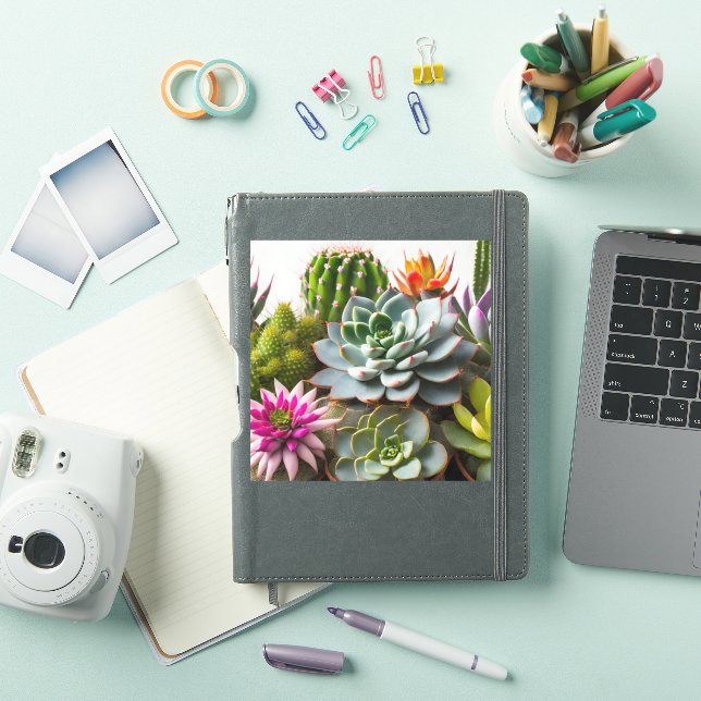 Grouping of cactus and succulent plants (iPad Cover)