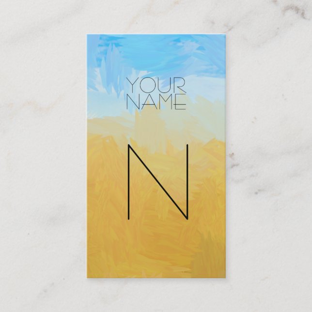 Groupon Abstract Business Card (Front)