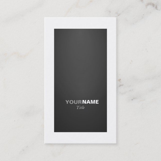 Groupon Graphite Business Card (Front)