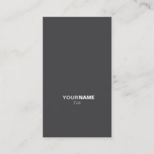 Groupon Grey Business Card