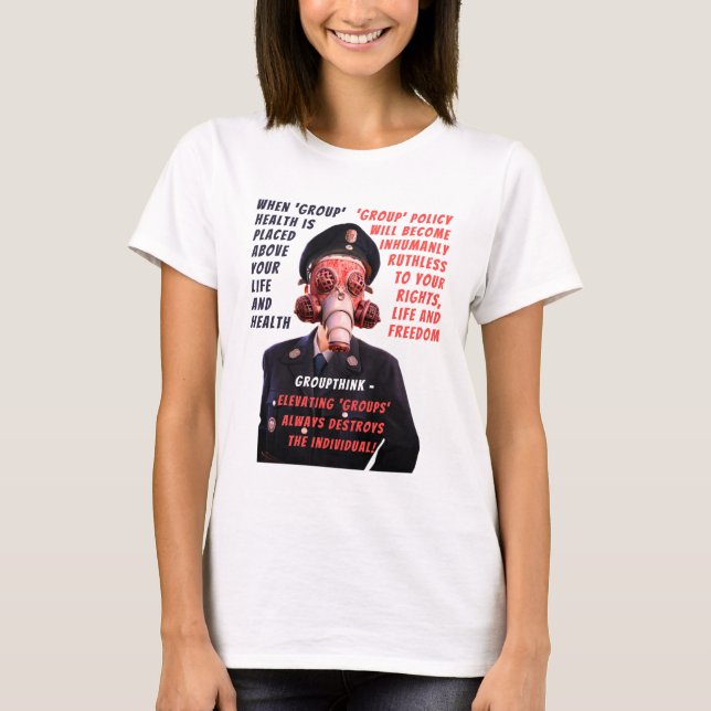 Groupthink (light) T-Shirt (Front)