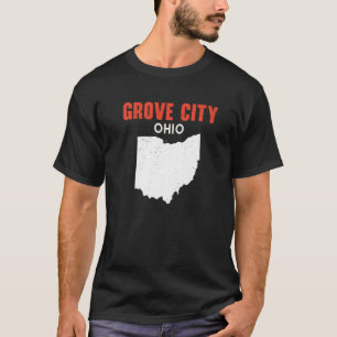 GROVE CITY Ohio USA State America Travel Ohioan   T-Shirt