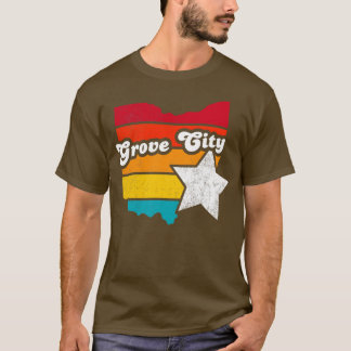 Grove City Ohio Vintage Distressed Souvenir 2 T-Shirt