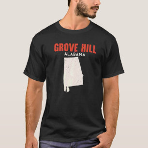 Grove Hill Alabama USA State America Travel T-Shirt