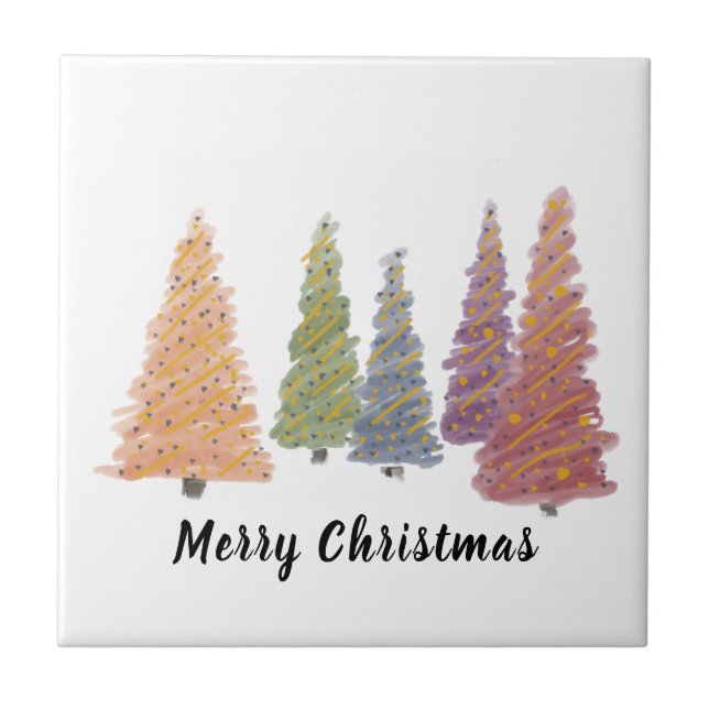 Grove of Trees Ceramic Tile (Front)