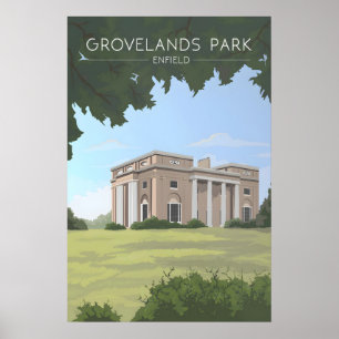 Grovelands Park Travel Poster
