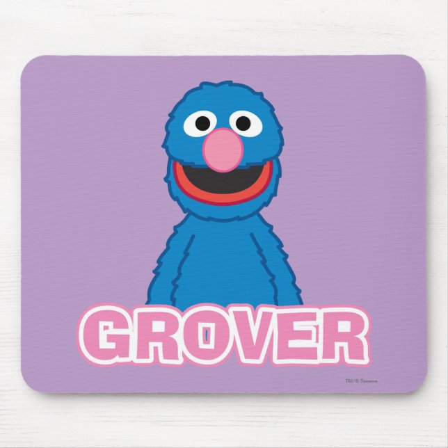 Grover Classic Style Mouse Mat (Front)