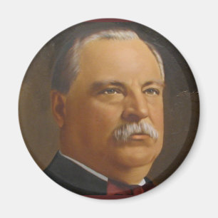 Grover Cleveland  22 &24 Magnet
