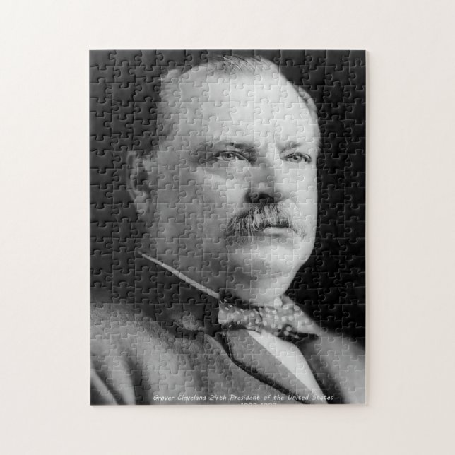 Grover Cleveland 22nd President of America. Jigsaw Puzzle (Vertical)