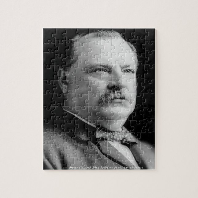 Grover Cleveland 22nd President of America. Jigsaw Puzzle (Vertical)