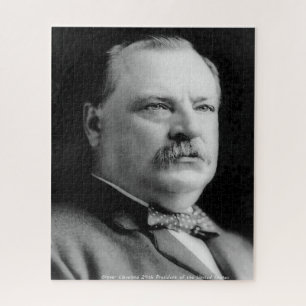 Grover Cleveland 22nd President of America. Jigsaw Puzzle
