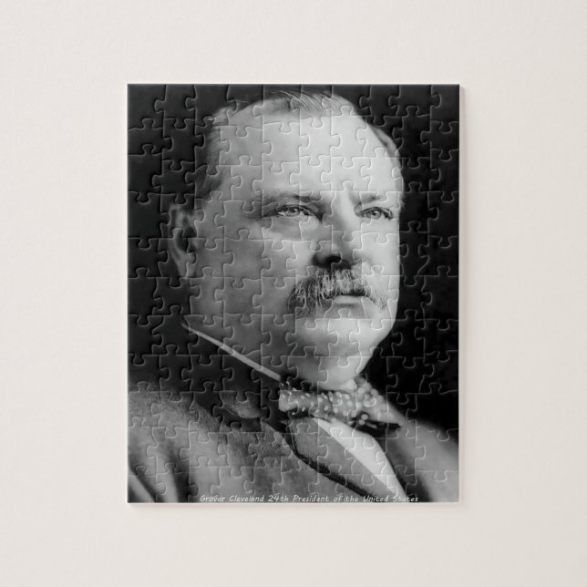 Grover Cleveland 24th President of America. Jigsaw Puzzle (Vertical)