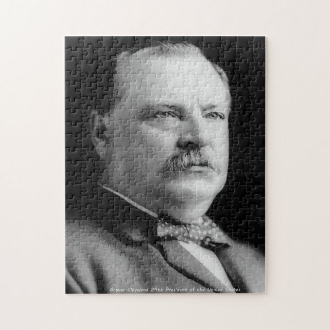 Grover Cleveland 24th President of America. Jigsaw Puzzle (Vertical)