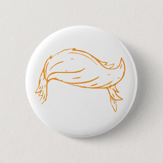 Grover Cleveland Golden Hair Button Pin