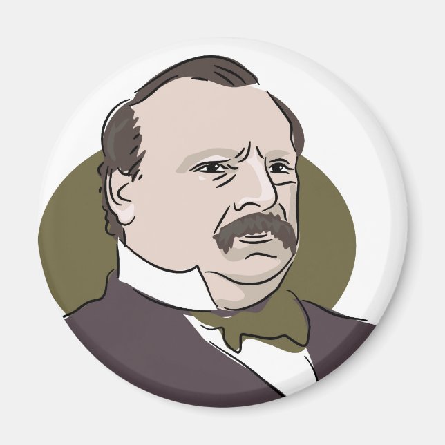 Grover Cleveland Magnet (Front)