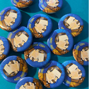 Grover Cleveland Most Average Pin