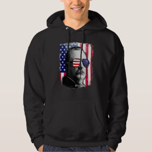 Grover Cleveland US flag 4th of July Hoodie
