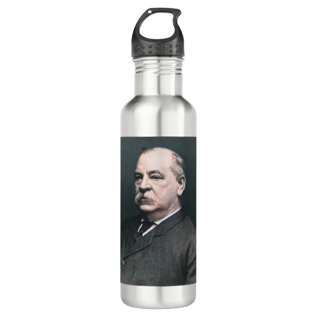 Grover Cleveland - US President 710 Ml Water Bottle (Front)