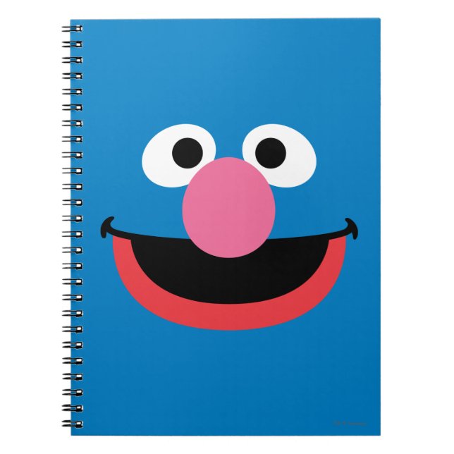 Grover Face Art Notebook (Front)