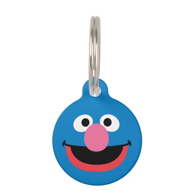 Grover Face Art  Pet ID Tag (Front)