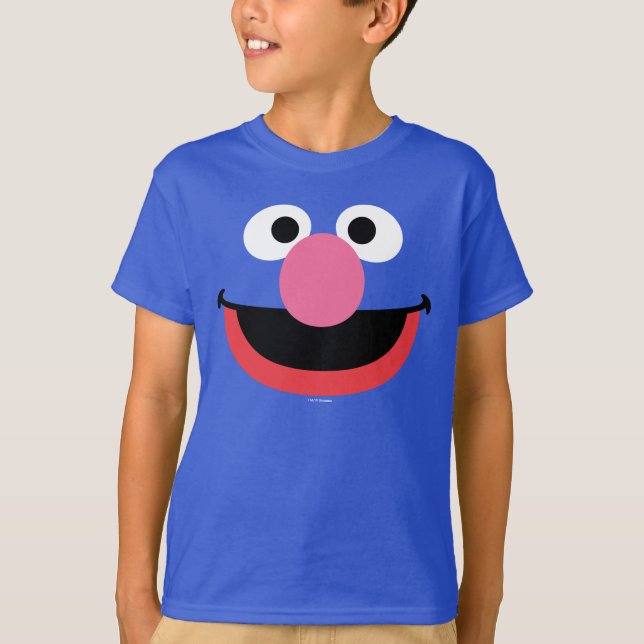 Grover Face Art T-Shirt (Front)