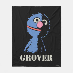 Grover Half Fleece Blanket